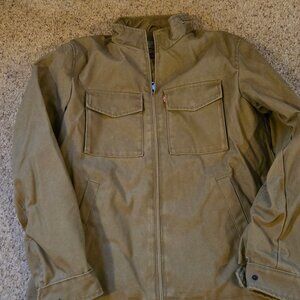 NEW Levi's Military Two Chest Pocket Jacket Brown - Medium